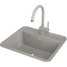 Кухонная мойка GRANULA GR-5601 Стандарт, базальт 5601 BAZALT